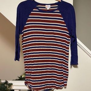 LuLaRoe Red White & Blue Randy